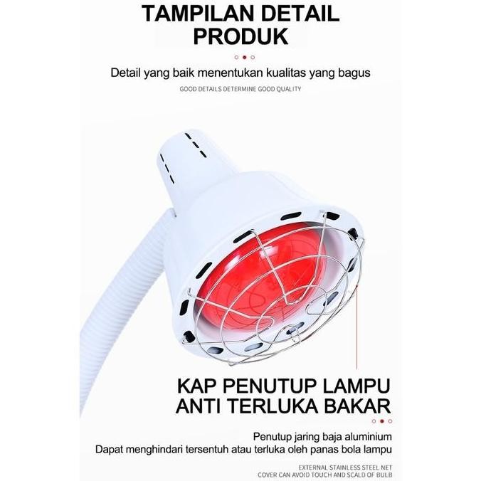 LAMPU FISIOTERAPI KEPALA TUNGGAL PEMANAS LISTRIK INFRAMERAH /ALAT KECANTIKAN UNTUK SALON KECANTIKAN/