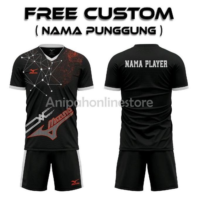 [ Free Custom Nama ] Baju Badminton Pria Free Nama Stelan Olahraga Pria Wanita Baju Futsal Dewasa Sp