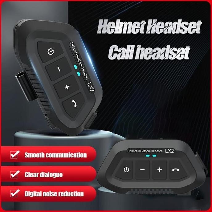 Tersedia VR Robot Bluetooth Intercom Helm Headset Auto Answer Waterproof IP67 Mic