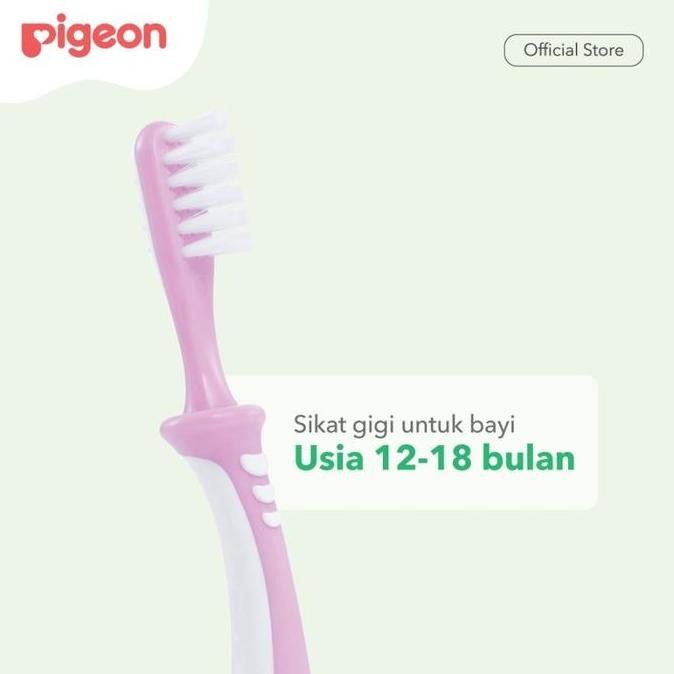 DISKON! PIGEON TRAINING TOOTHBRUSH LESSONS 3 - SIKAT GIGI BAYI STEP 3 USIA 1 TAHUN