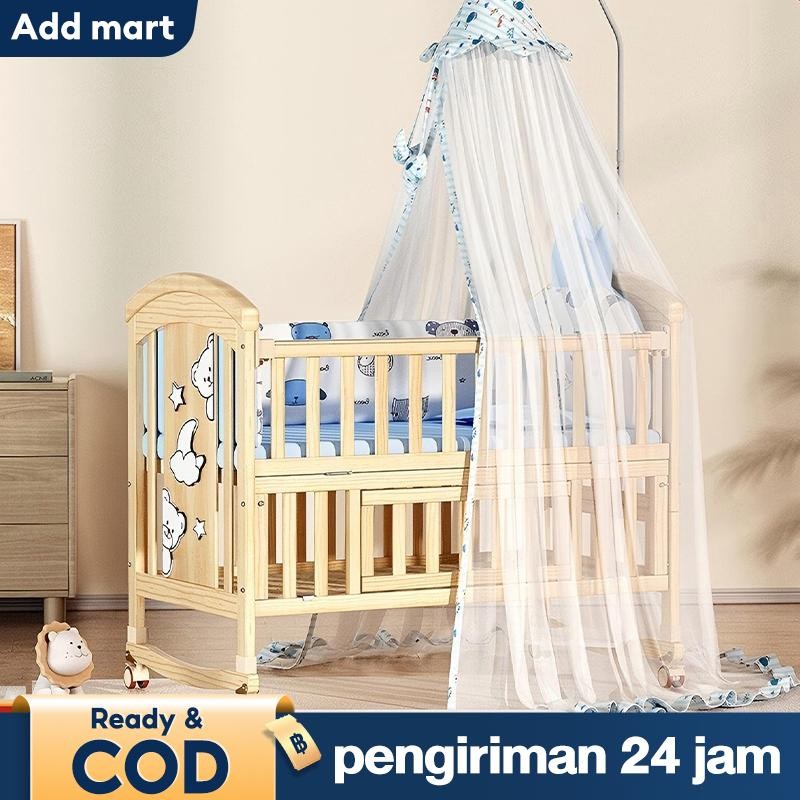 Box Bayi Tempat Tidur Bayi Ranjang Bayi Kasur Bayi Baby Box Bisa Dilipat