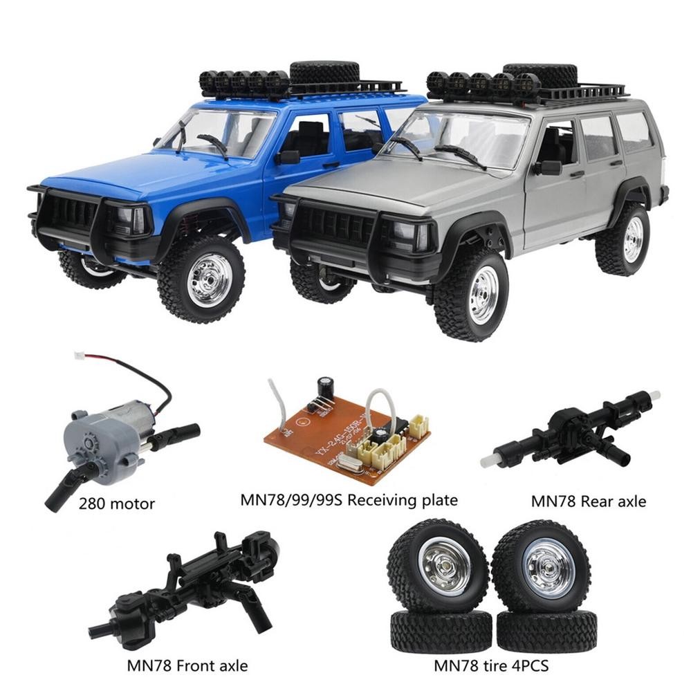 ''Terlaris" Rc Offroad 4Wd Mn78 Cherokee 1/12 Full Propo Terbaru Offroad Crawler