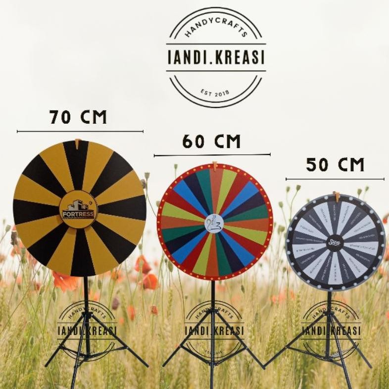 ''Terlaris" Spin Whell / Roulette / Roda Putar 60 Cm