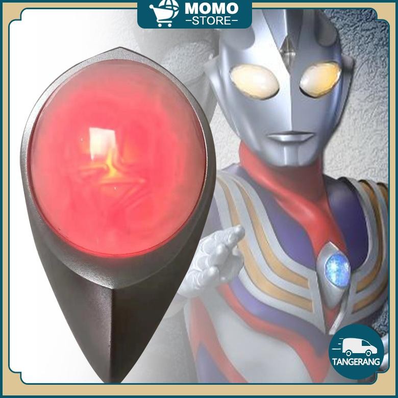''Terlaris" Ultraman Tiga Chest Light Timer / Color Timer Dengan Suara Dan Lampu