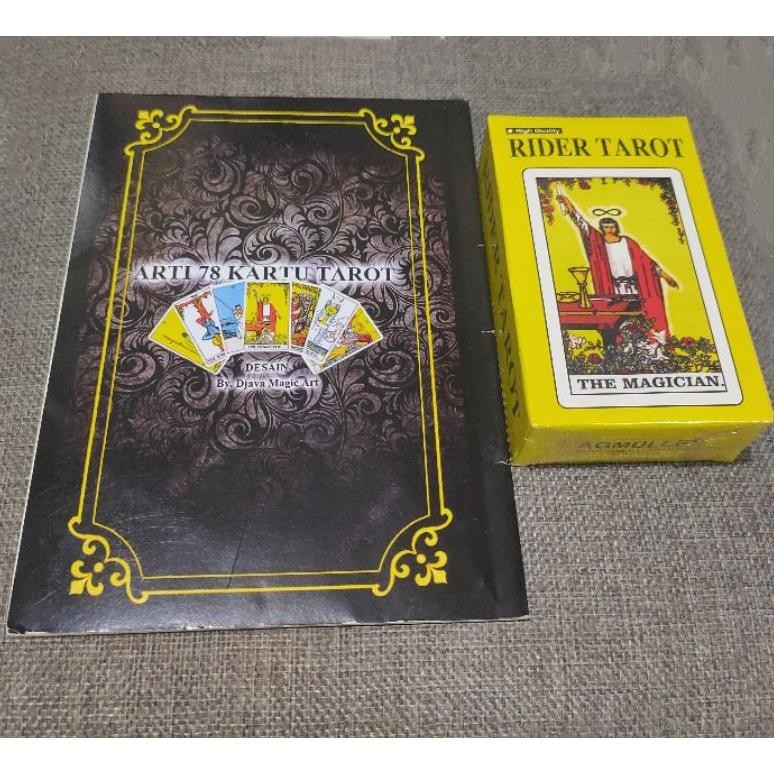 Hj-77 Buku Tarot Arti 78 Kartu Tarot + Bonus Kartu Tarot The Magician