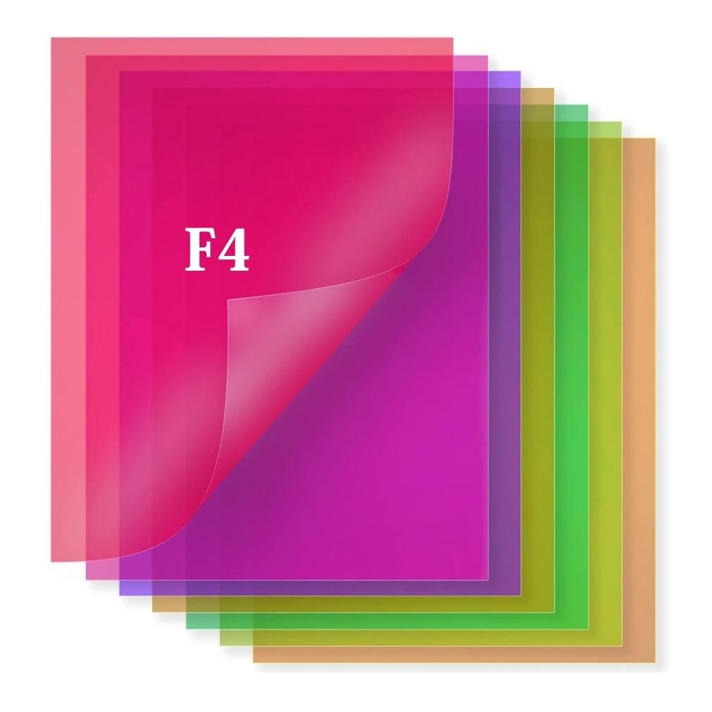 

Mika Film Transparant Binding Cover / Mika Jilid Plastik F4 / Jilid Cover Bening Transparant F4 / Cover jilid Plastik F4