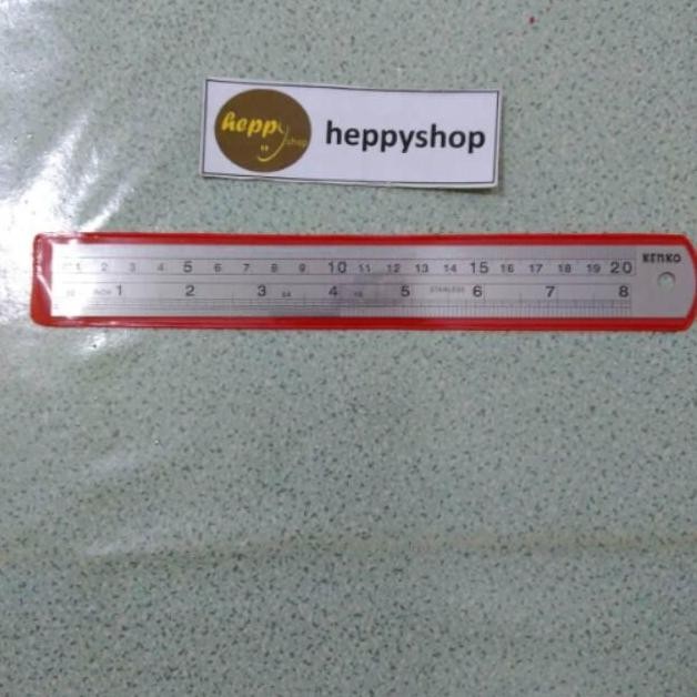 

cusss order] Penggaris besi, penggaris stainless kenko 20 cm