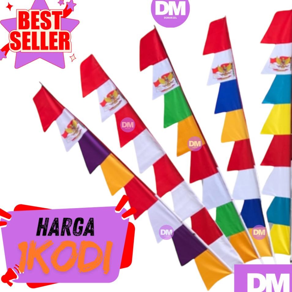 Demarsel Umbul Umbul Garuda 1Kodi20Pcs Bendera Umbul Umbul Umbul Umbul