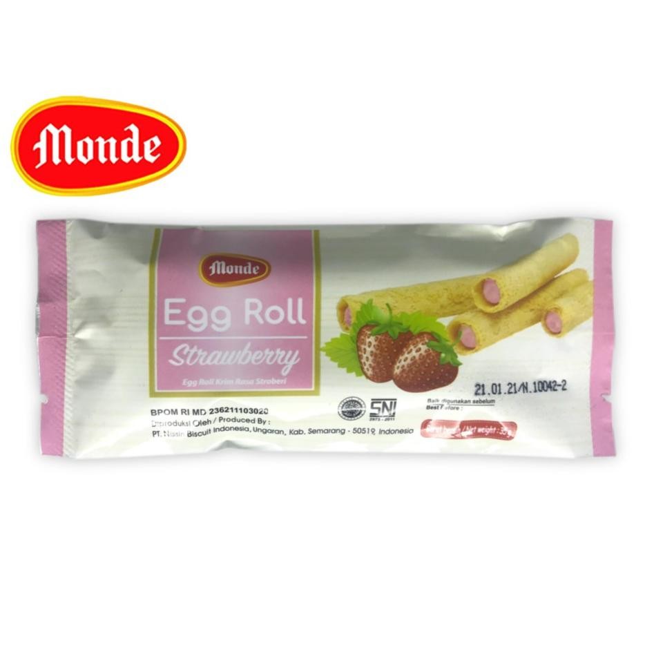 

Monde Egg Roll Strawberry 10 x 35gr x 2
