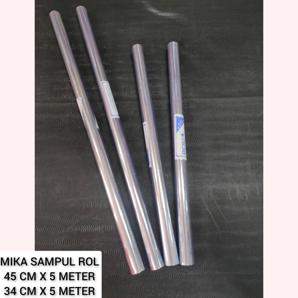 

sampul mika roll untuk buku 34 atau 45 cm x 5 meter