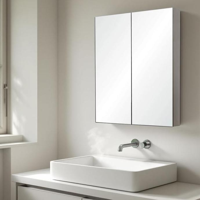 Informa - Informa Rain Kabinet Kamar Mandi Dengan Cermin - Putih