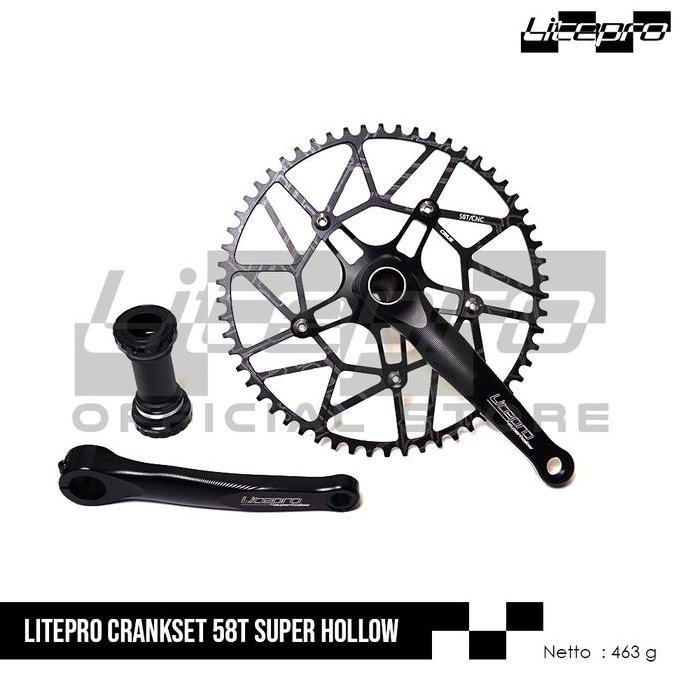 Litepro Crankset 58T Super Hollow