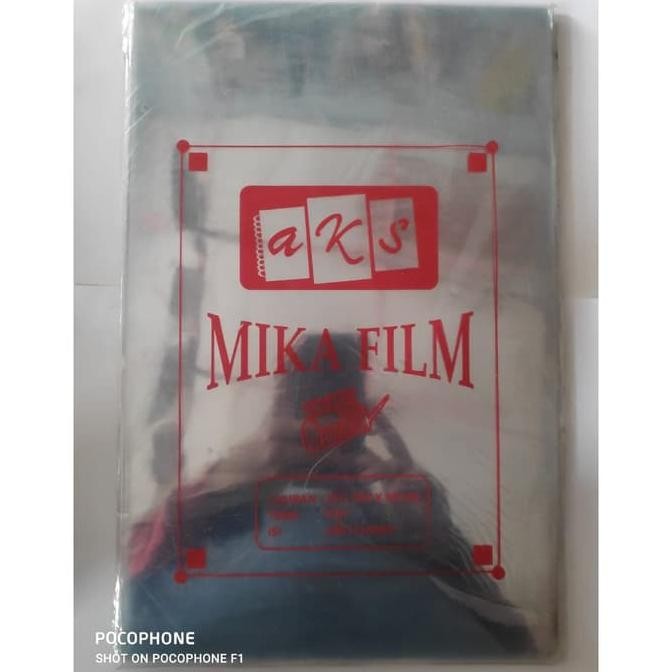 

Plastik / Cover Mika / Mika Film Jilid Bening Ukuran Folio
