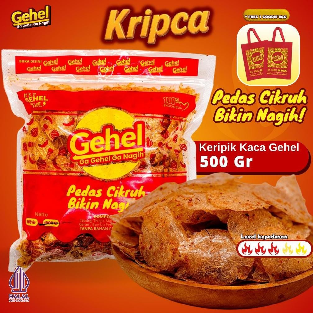 

GEHEL KRIPCA CIKRUH 500GR (Edisi Terbatas) - Makanan Ringan