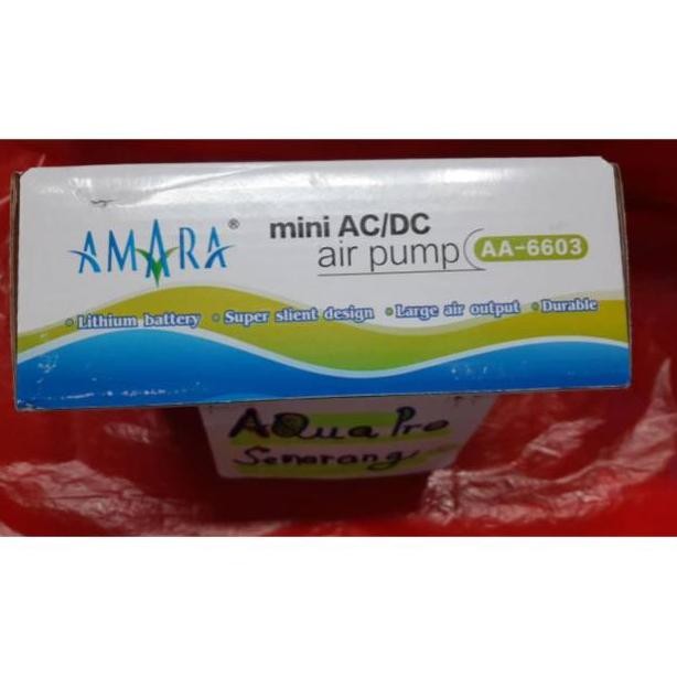 Pompa Udara AC/DC Amara Aerator AA6603 (AA 6603)