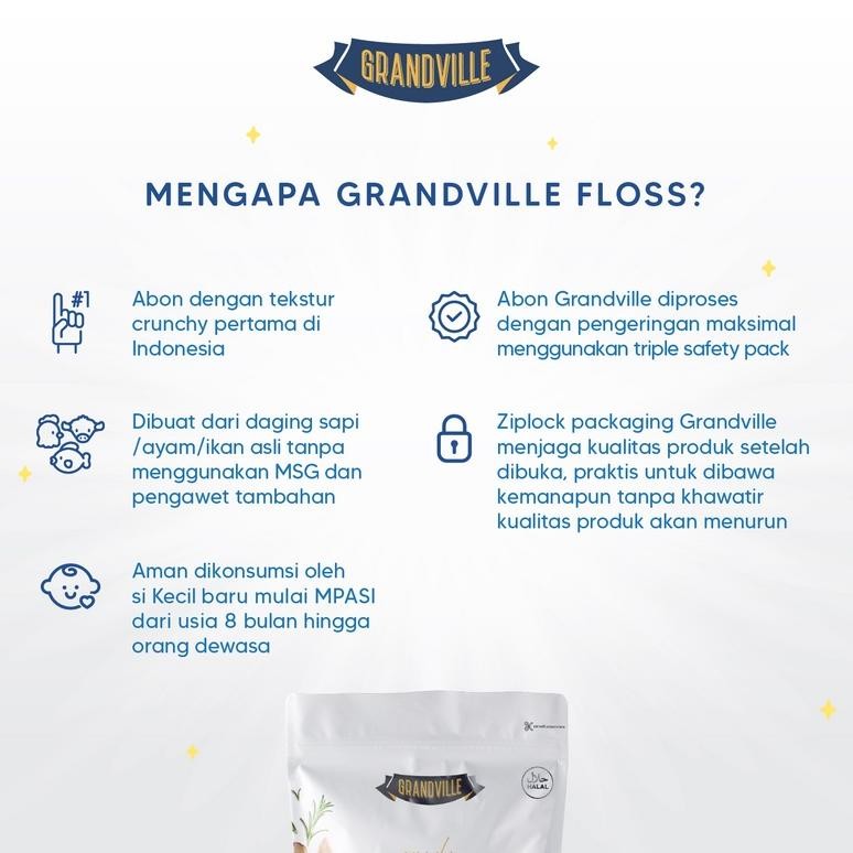 

Grandville Abon AYAM & IKAN Crunchy Duo Mix Pack