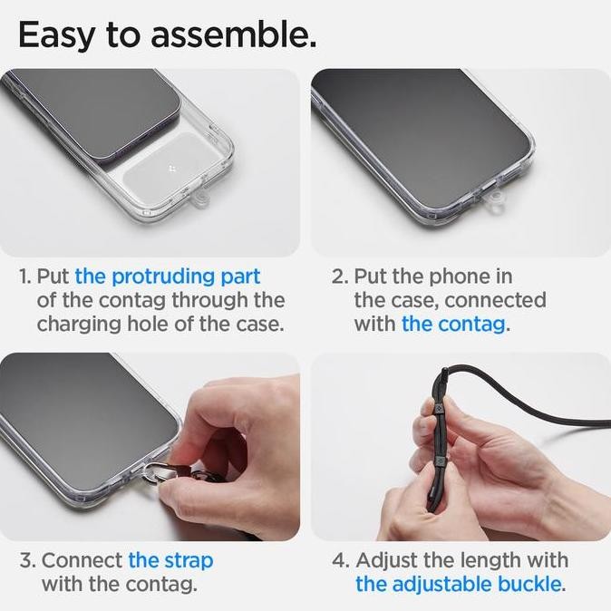 

Wrist Strap Spigen Universal Lanyard Band Tali Braided Gantungan