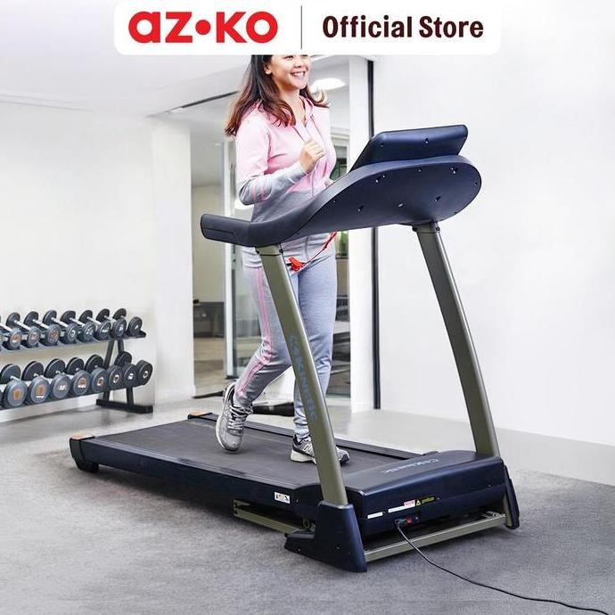 BEBAS ONGKIR - AZKO Kinetic Motorized Smart Treadmill 2 Hp 15p