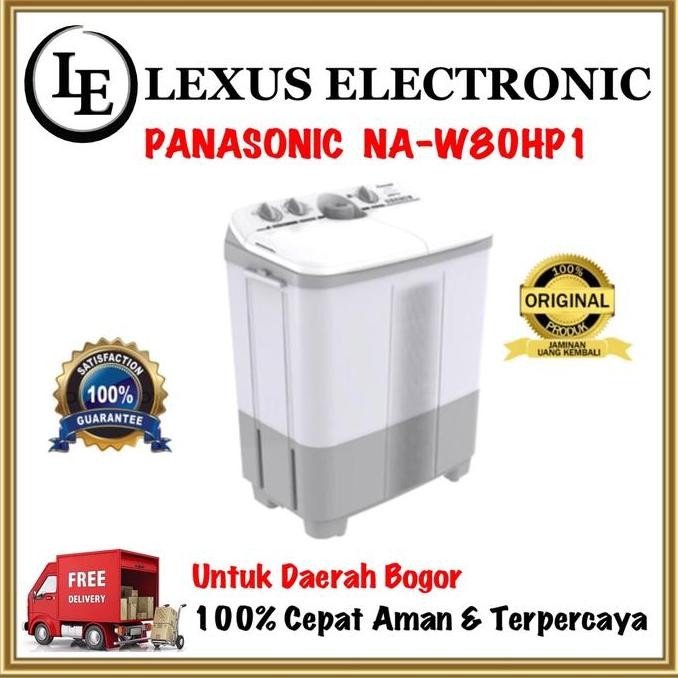 MESIN CUCI 8.5KG MESIN CUCI 2 TABUNG PANASONIC NA-W80HP1 NAW80