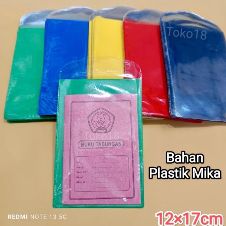 

50 Pcs Plastik Iuran Spp Mika Tebal / Sampul Plastik Buku Tabungan