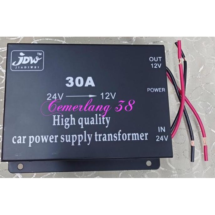 Step Down 30 A Dc 24 V - 12 V Car Power Supply Transformer Converter