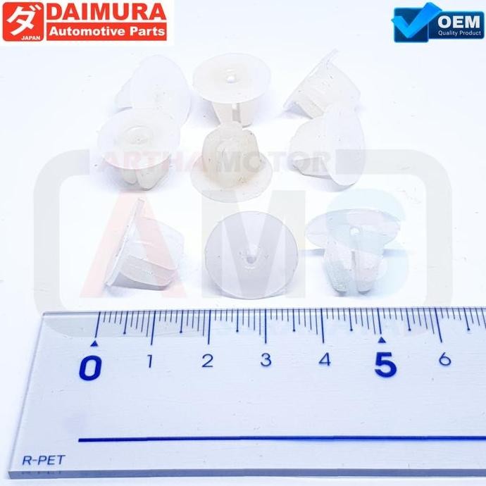 Klip Dudukan Baut Setelan Lampu Headlamp Bulat Mobil Panther Kancing Plastik Presisi & Kuat