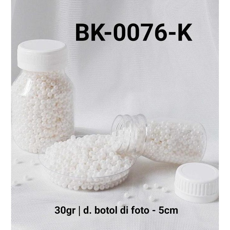 

_^_^_^] BK-0076-K Sprinkles sprinkle sprinkel 30 gram mutiara putih