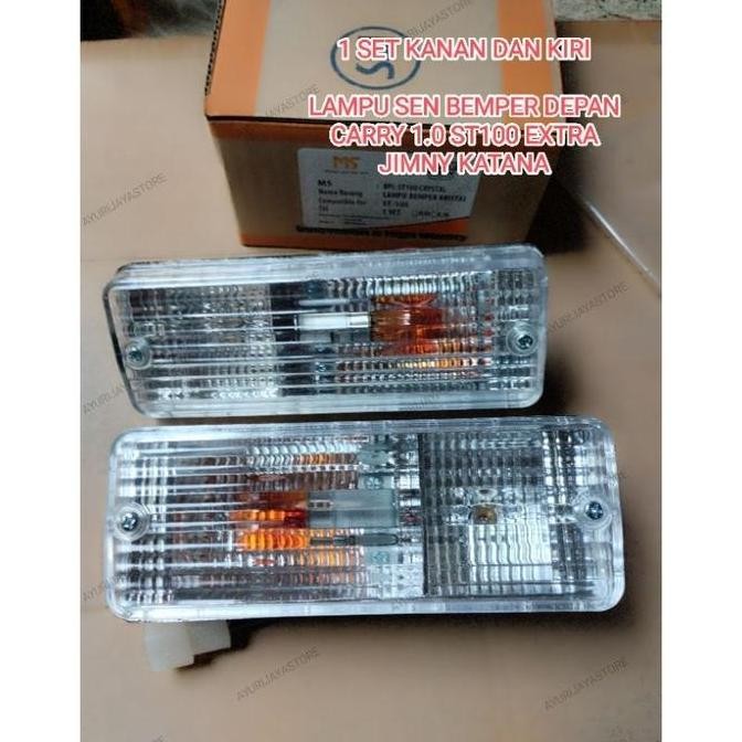 Lampu Sen Carry Extra St100 1.0 Jimny Katana Mika Kristal Plus Bohlam Lampu Bemper Depan Lampu Bumpe