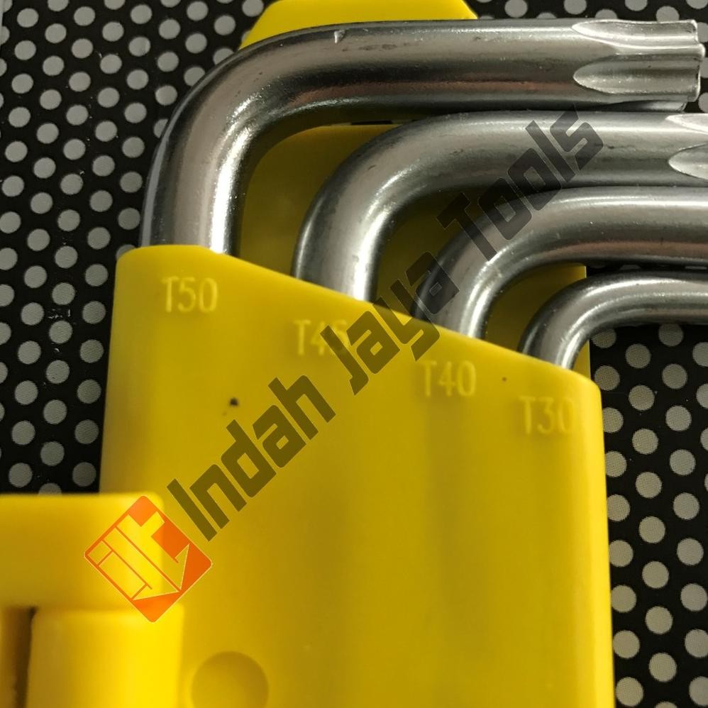 HASSTON 1866-902 Kunci L Set Bintang PANJANG T10-T50 Long Star Prohex