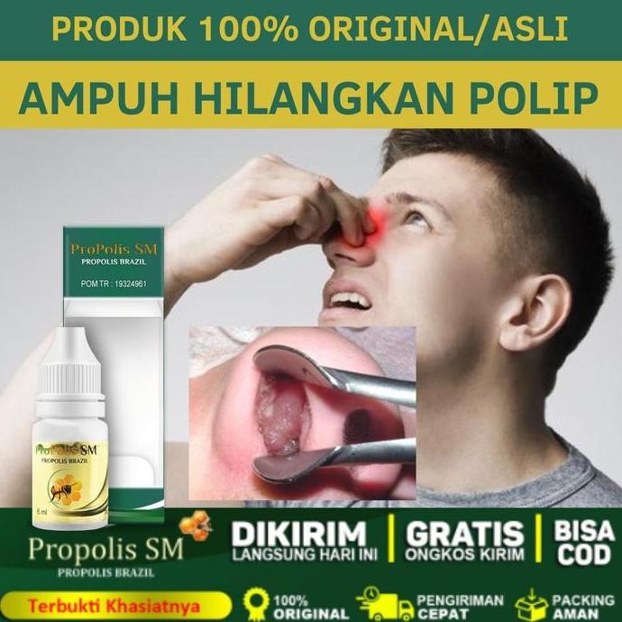 BEBAS ONGKIR - Ampuh - Obat Polip Hidung, Obat Polip Hidung Semprot, Obat Sinusitis Hidung, Sinusiti
