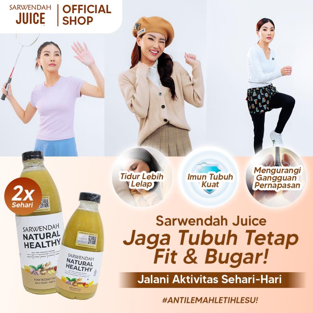 

Sarwendah Juice (Juice 350 & Fiberty 45gr) Sarwendah Juice Bawang Putih 350ml + Fiberty 45gr - 2 Pcs
