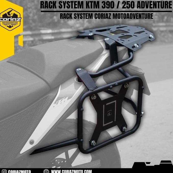 Coriaz Side Rack X-Mode Untuk Ktm 250 Adventure / Ktm 390 Adventure
