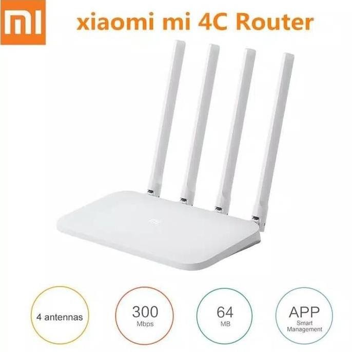 """] Router Xiaomi Mi Router 4C 4 Antena 300mbps