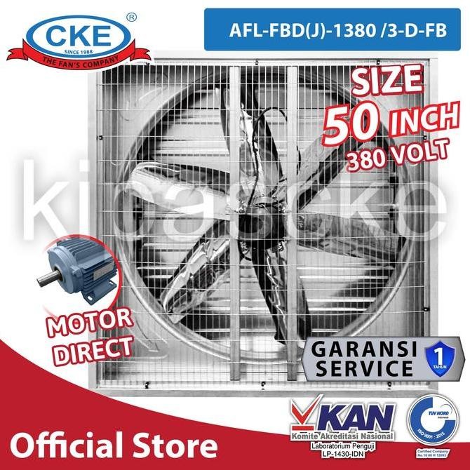 Blower Kandang Ayam 50" 3 Phase Box Fan Kipas Kandang Gudang Industri Seo