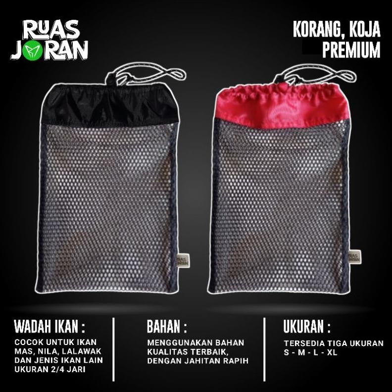 KOJA KOTAK PREMIUM - KERAMBA IKAN - KORANG  - KOJA IKAN NILA - KERAMBA IKAN MAS - KOJA IKAN MAS Nugi