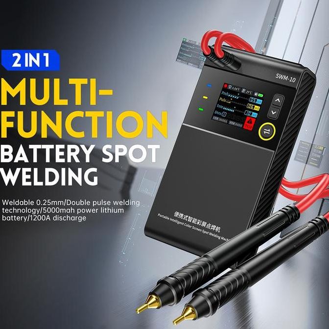 Mesin Las Mini Portable Spot Welding Machine 5000mAh FNIRSI SWM-10