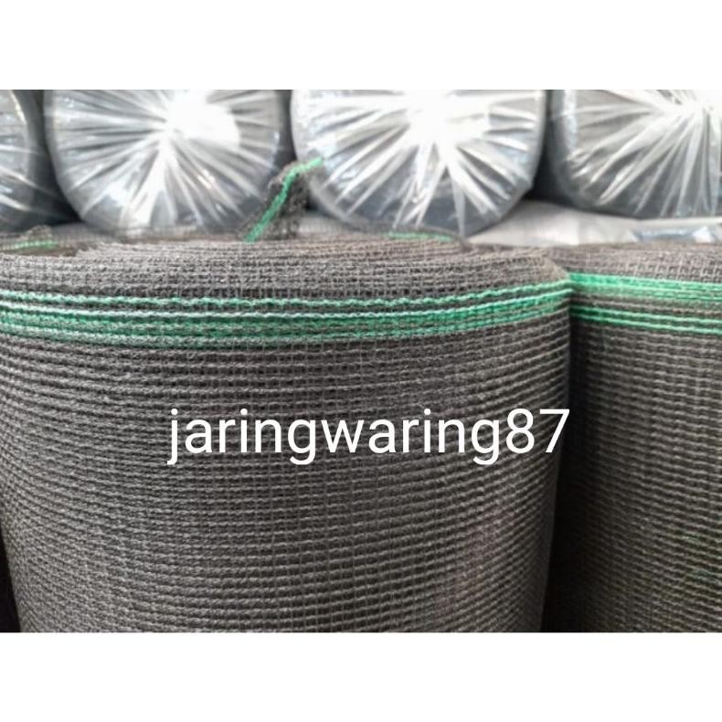 Waring RK double list hijau/Waring ikan/Keramba ikan Waring Anti Geser PerRoll 50m x 1,2m murah Nugi