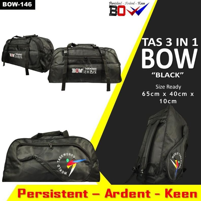 Tas Taekwondo BOW Selempang Jinjing Besar Multifungsi Nugi