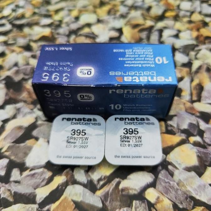 New  Baterai Jam Tangan Edifice EF-500D Renata 395 399 SR927SW Original