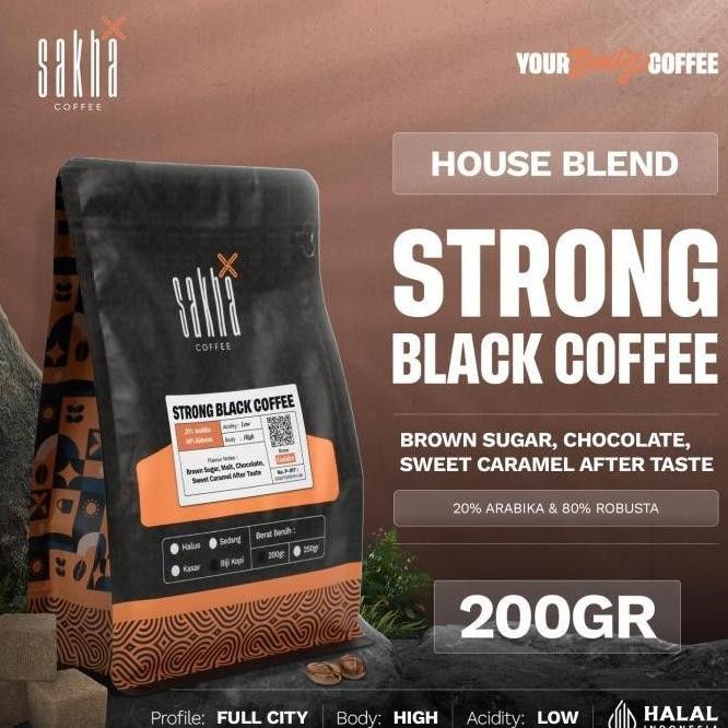 

PROMO KOPI ESPRESSO BLEND STRONG BLACK COFFEE BEAN KOPDAR 200GR BIJI BUBUK