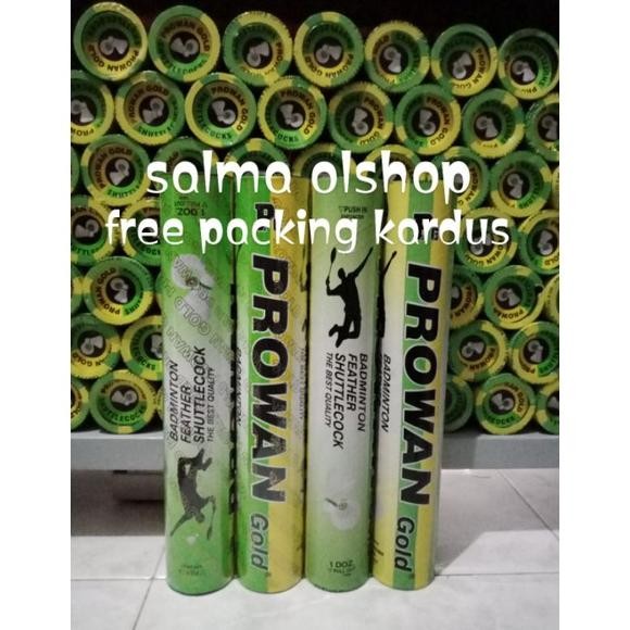 prowan gold shuttlecock original kok badminton Nugi