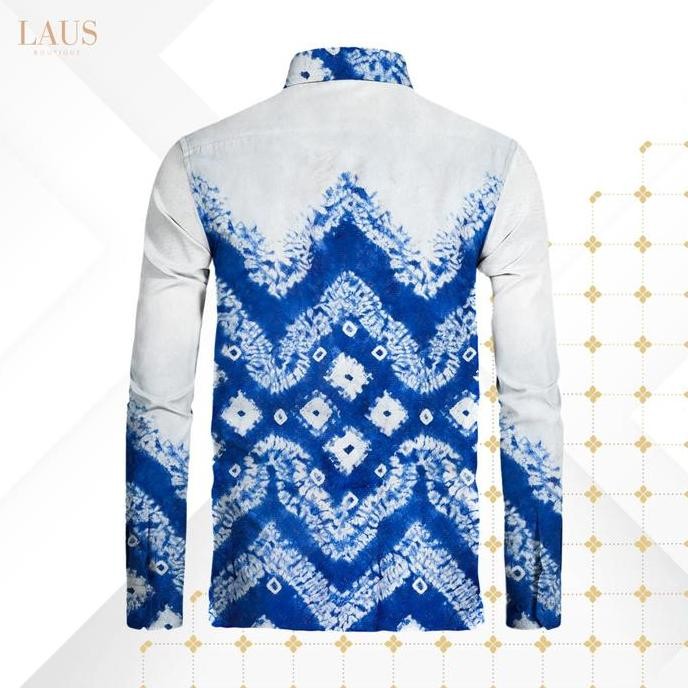 Promo Lausboutique-Kemeja Batik Pria Jumputan-Seri Jumputan Alam