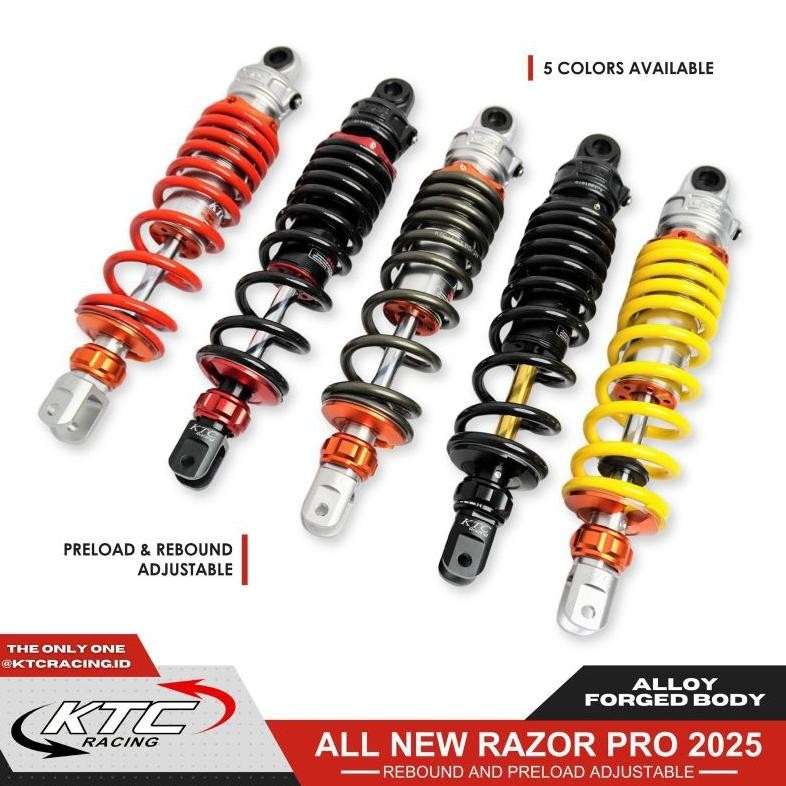 Shockbreaker Ktc Razor Pro Ktc Original 300Mm 32Mm Klick Fungsi Mio Vario Beat Fino Scoopy Dll