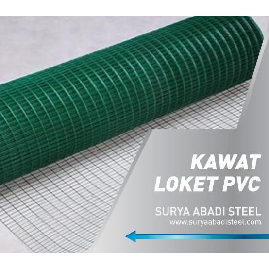 Produk Baru Kawat Loket PVC 3/4 Inch Roll Jaring Ayakan Hijau