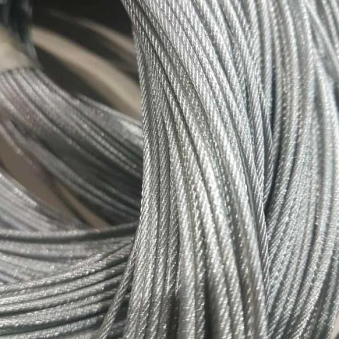 Produk Baru Kawat Seling PVC 3mm Per Roll - Kawat Baja Lapis Silikon Lentur