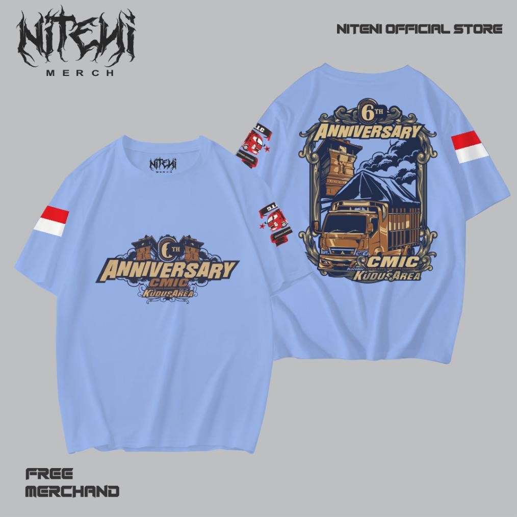 Promo Kaos Truck Cmic Anniversary Kudus 6Th Original Kaos  Truck Mania Kaos Distro Truck Mania  Cmic