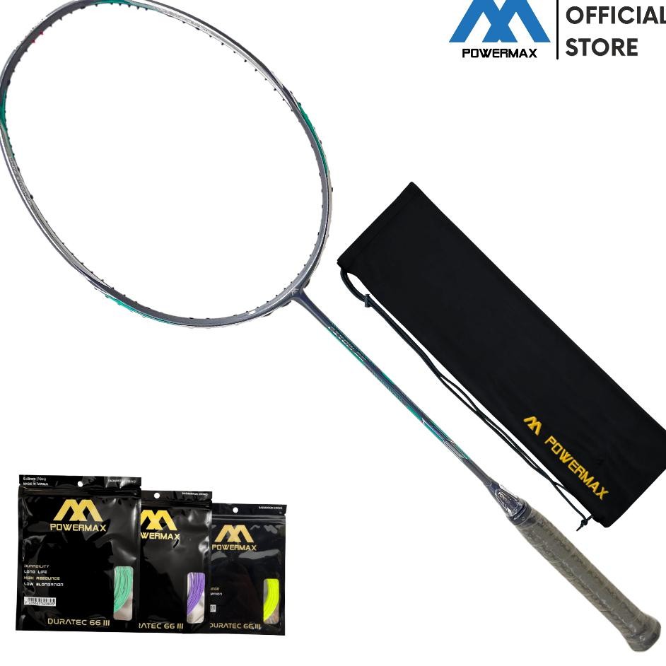 Power Max Raket Bton Fitow 55 New Edition 4U 35 Lbs Raket Tangkis Ringan