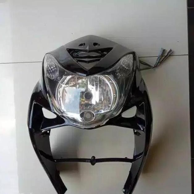 COVER BODY TAMENG MIO SOUL KARBU HITAM + REFLEKTOR LAMPU