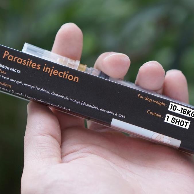 Produk Baru Obat Suntik Kutu Anjing 10-18kg - Anti Parasit Hewan