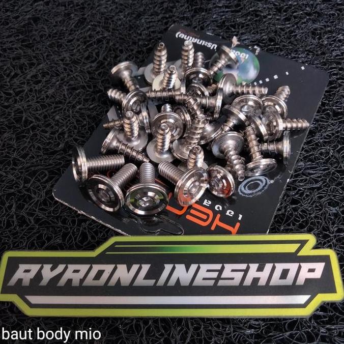 probolt baut body Mio sporty Mio smile cnc AA stainless Heng Thailand